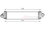 Van Wezel 18004474 интеркулер на FORD MONDEO IV (BA7)