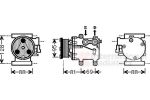 Van Wezel 1800K437 компрессор, кондиционер на FORD KA (RB_)