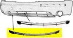 Van Wezel 1828599 решетка вентилятора, буфер на FORD MONDEO III седан (B4Y)