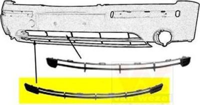 Van Wezel 1828599 решетка вентилятора, буфер на FORD MONDEO III седан (B4Y)