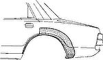 Van Wezel 1876147 боковина на FORD SCORPIO I (GAE, GGE)