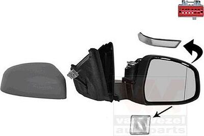 Van Wezel 1882818 наружное зеркало на FORD MONDEO IV седан (BA7)