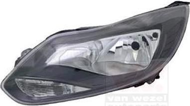 Van Wezel 1945963 основная фара на FORD FOCUS III седан