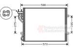 Van Wezel 21005035 конденсатор, кондиционер на JEEP CHEROKEE (XJ)