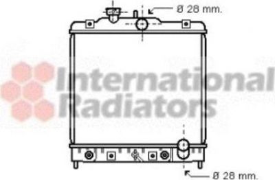 Van Wezel 25002069 радиатор, охлаждение двигателя на HONDA CIVIC VI купе (EJ, EM1)