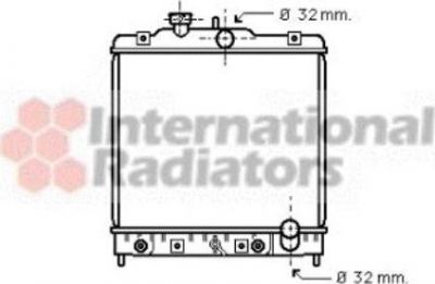 Van Wezel 25002076 радиатор, охлаждение двигателя на HONDA CIVIC VI купе (EJ, EM1)