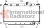 Van Wezel 25002077 радиатор, охлаждение двигателя на HONDA INTEGRA купе (DC2, DC4)