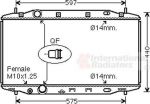 Van Wezel 25002303 радиатор, охлаждение двигателя на HONDA CIVIC IX (FK)