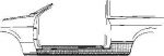 Van Wezel 2508101 накладка порога на HONDA ACCORD II Hatchback (AC, AD)
