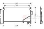 Van Wezel 27005129 конденсатор, кондиционер на MAZDA 323 F V (BA)