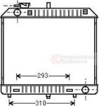 Van Wezel 30002127 радиатор, охлаждение двигателя на MERCEDES-BENZ 100 автобус (631)