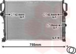 Van Wezel 30002341 радиатор, охлаждение двигателя на MERCEDES-BENZ E-CLASS (W211)