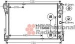 Van Wezel 30002491 радиатор, охлаждение двигателя на MERCEDES-BENZ GLK-CLASS (X204)