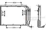 Van Wezel 30005279 конденсатор, кондиционер на MERCEDES-BENZ C-CLASS универсал (S202)