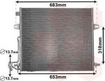 Van Wezel 30005406 конденсатор, кондиционер на MERCEDES-BENZ GL-CLASS (X164)