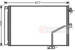 Van Wezel 30005450 конденсатор, кондиционер на MERCEDES-BENZ E-CLASS (W212)