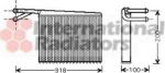 Van Wezel 30006372 теплообменник, отопление салона на MERCEDES-BENZ SPRINTER 4-t фургон (904)