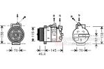 Van Wezel 3000K389 компрессор, кондиционер на MERCEDES-BENZ E-CLASS (W211)