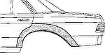Van Wezel 3010148 боковина на MERCEDES-BENZ седан (W123)