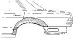 Van Wezel 3024147 боковина на MERCEDES-BENZ E-CLASS (W124)