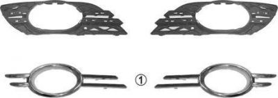 Van Wezel 3043597 облицовка, бампер на MERCEDES-BENZ E-CLASS (W211)