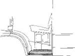Van Wezel 3070101 накладка порога на MERCEDES-BENZ T1 фургон (601)
