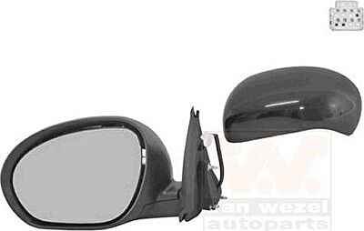 Van Wezel 3380805 наружное зеркало на NISSAN JUKE (F15)