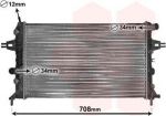 Van Wezel 37002254 радиатор, охлаждение двигателя на OPEL ASTRA G универсал (F35_)