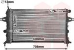 Van Wezel 37002296 радиатор, охлаждение двигателя на OPEL ZAFIRA A (F75_)