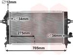 Van Wezel 37002364 радиатор, охлаждение двигателя на OPEL ASTRA H GTC (L08)