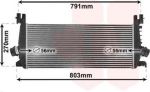 Van Wezel 37004549 интеркулер на OPEL ASTRA J