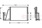 Van Wezel 37005265 конденсатор, кондиционер на OPEL VECTRA B (36_)