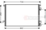 Van Wezel 37005457 конденсатор, кондиционер на OPEL VECTRA C GTS