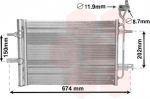 Van Wezel 37005620 конденсатор, кондиционер на OPEL MERIVA
