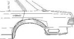 Van Wezel 3712448 колесная ниша на OPEL OMEGA A (16_, 17_, 19_)