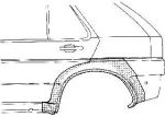 Van Wezel 3736148 боковина на OPEL ASTRA F универсал (51_, 52_)