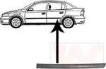 Van Wezel 3742425 облицовка / защитная накладка, дверь на OPEL ASTRA G универсал (F35_)