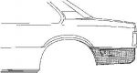 Van Wezel 3760134 боковина на OPEL ASCONA C Наклонная задняя часть (84_, 89_)