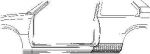 Van Wezel 3760141 боковина на OPEL ASCONA C (81_, 86_, 87_, 88_)