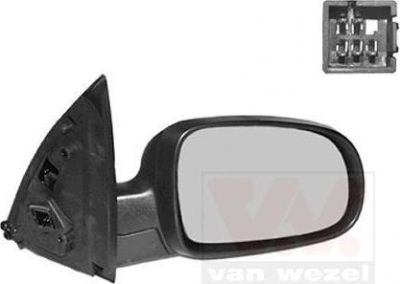 Van Wezel 3777808 наружное зеркало на OPEL CORSA C (F08, F68)