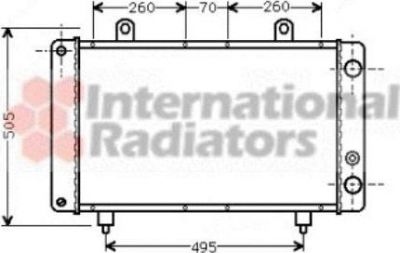 Van Wezel 40002032 радиатор, охлаждение двигателя на FIAT DUCATO Panorama (280)