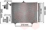 Van Wezel 40005295 конденсатор, кондиционер на PEUGEOT 208