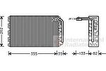 Van Wezel 4000V009 испаритель, кондиционер на PEUGEOT 406 Break (8E/F)