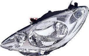 Van Wezel 4002962V основная фара на PEUGEOT 1007 (KM_)