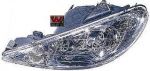 Van Wezel 4028963 основная фара на PEUGEOT 206 SW (2E/K)