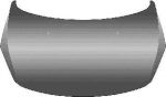 Van Wezel 4041660 капот двигателя на PEUGEOT 307 SW (3H)