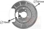 Van Wezel 4047373 отражатель, диск тормозного механизма на PEUGEOT 406 купе (8C)