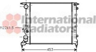 Van Wezel 43002121 радиатор, охлаждение двигателя на RENAULT CLIO I (B/C57_, 5/357_)