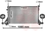 Van Wezel 43002560 радиатор, охлаждение двигателя на OPEL MOVANO B фургон