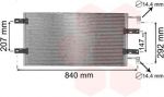 Van Wezel 43005314 конденсатор, кондиционер на NISSAN PRIMASTAR автобус (X83)